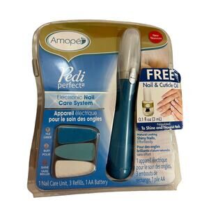 NIB Amope Pedi Perfect Electronic Nail Care System w/ FREE gift